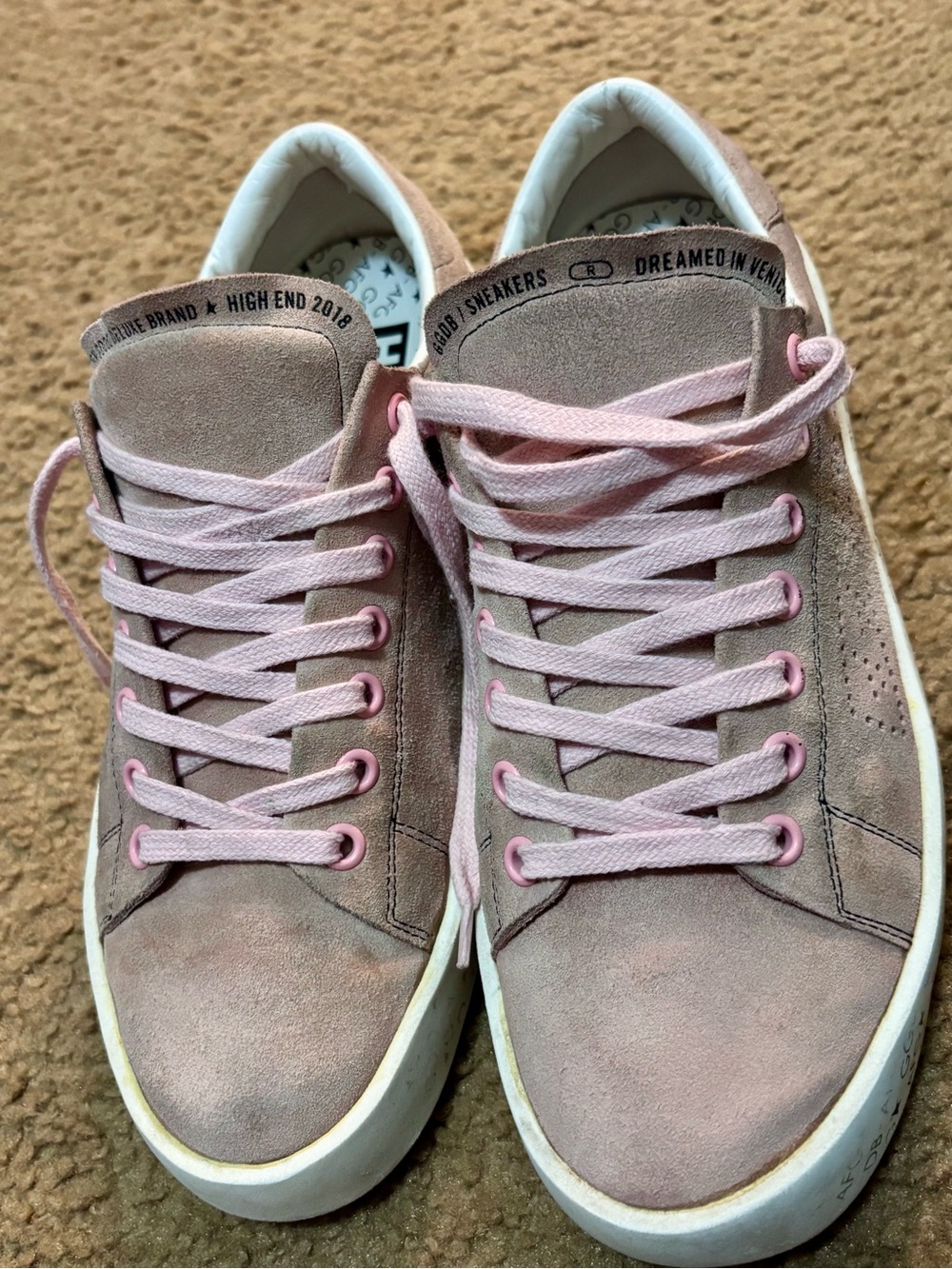 Golden Goose Suede Pink Women’s Sneakers EU 37 US 7